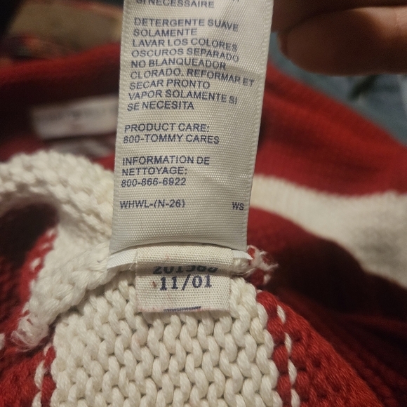 Tommy Hilfiger VINTAGE American Flag Crewneck Sweater - Picture 4 of 6